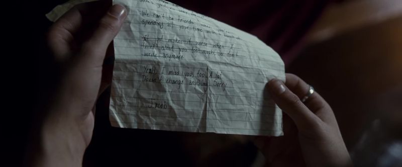 'I miss you too. Doesn't change anything.'