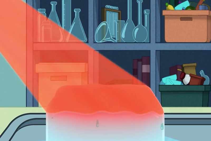 I need a Gizmo That Goes, and liquid water does move