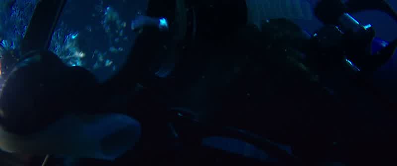 Kate? I need you to bang a rock or something when you see the flashlight, so I know which way to go. I can hear you, Kate!