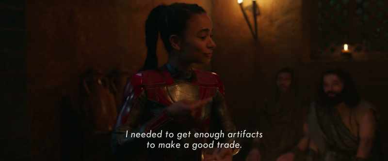 I needed to get enough artifacts to make a good trade
