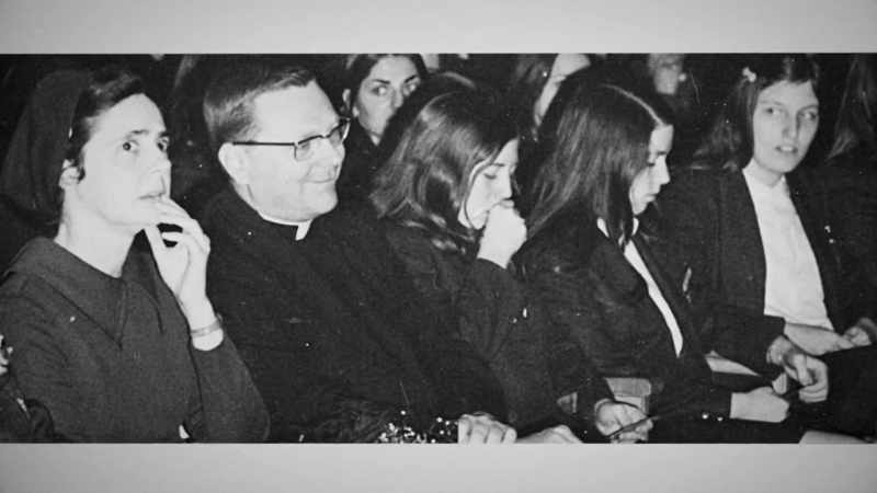 I had never been in a school where a priest had a presence