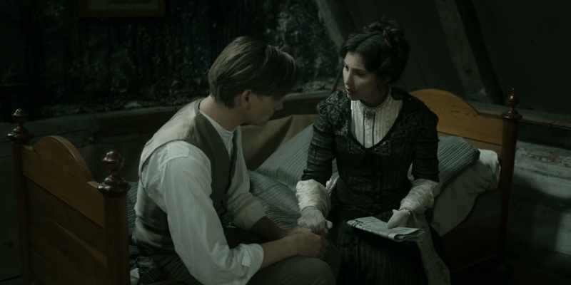I noticed that she was a clergyman's widow