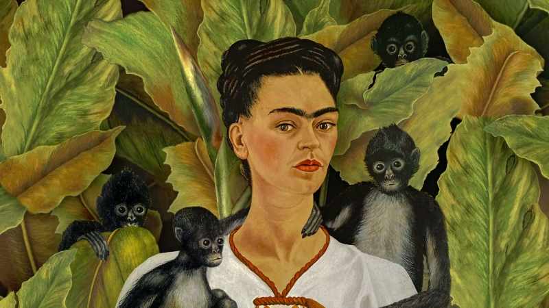 I now have a commission to paint a self-portrait with monkeys