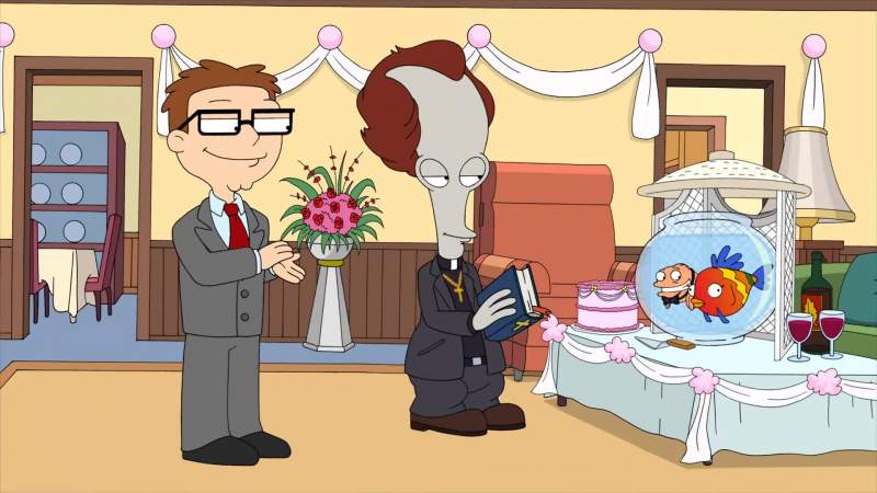 I now pronounce you man fish and wife