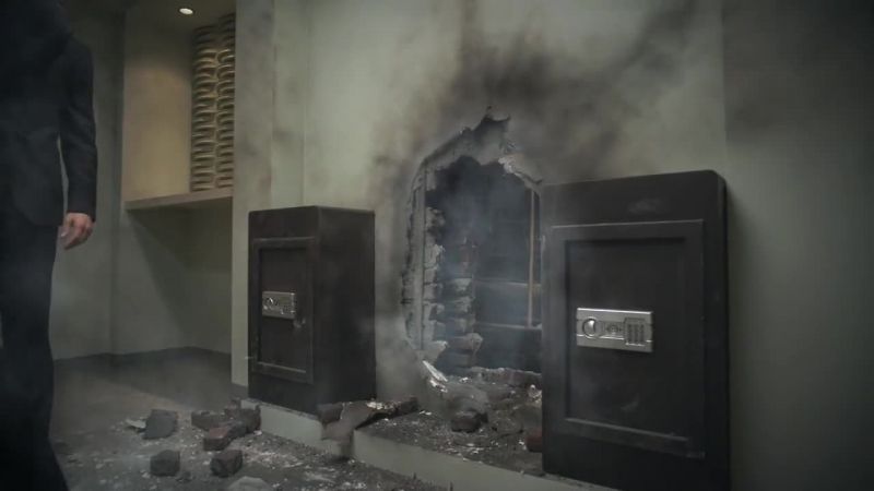 Oh, I guess they couldn't crack the safe