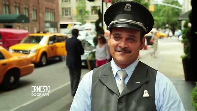 I was on duty, and he came outside