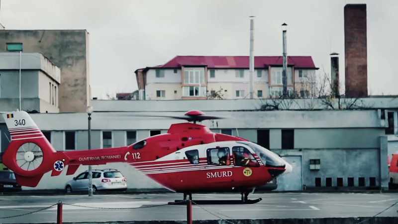 I was on the helicopter