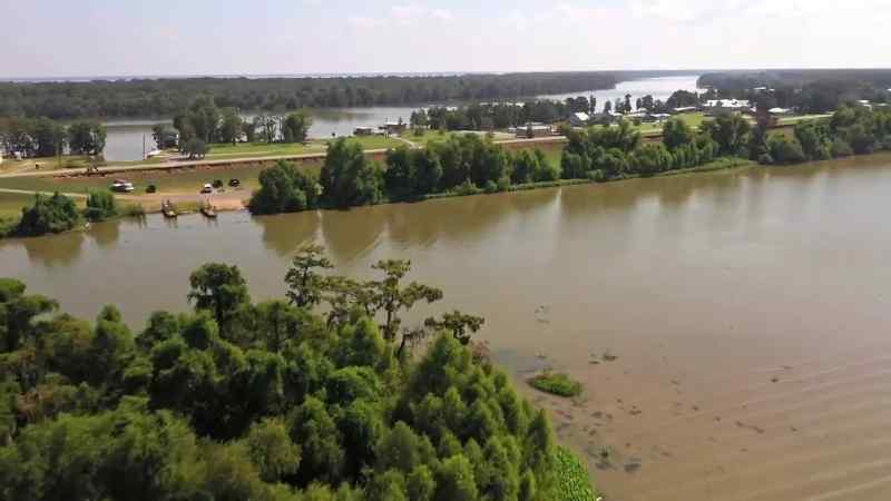 Over in the spillway