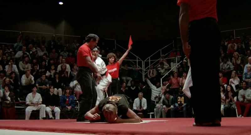 Point! Jab! That's two for LaRusso
