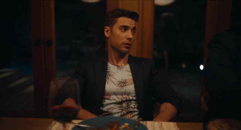 I politely drank my coffee
