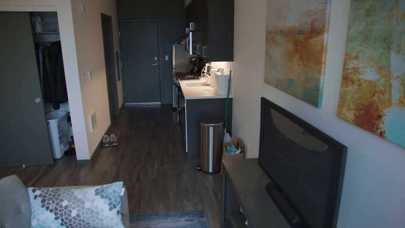 I was put up in a corporate suite which was apparently their model unit