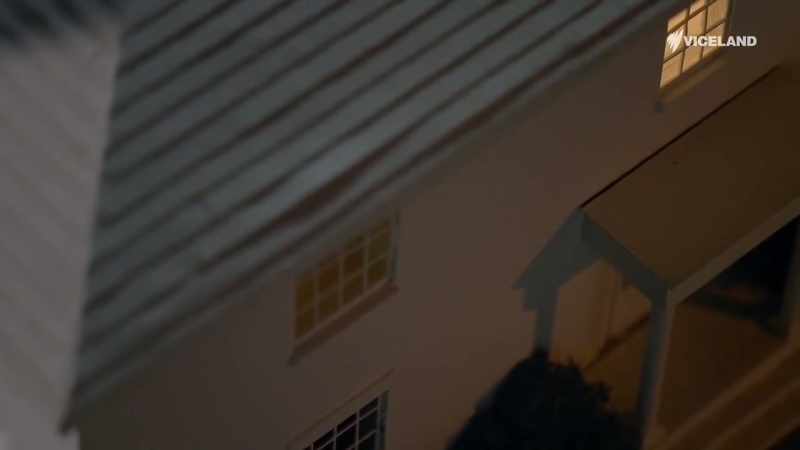 I realised it was actually the moon's reflection in the glass