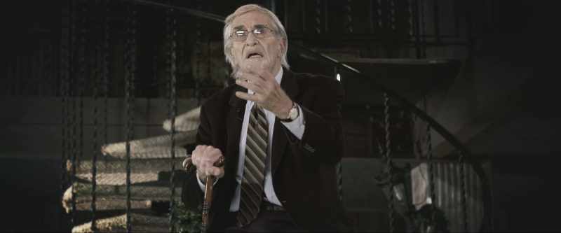 I realized he was a hologram from a remote TV Sniggle