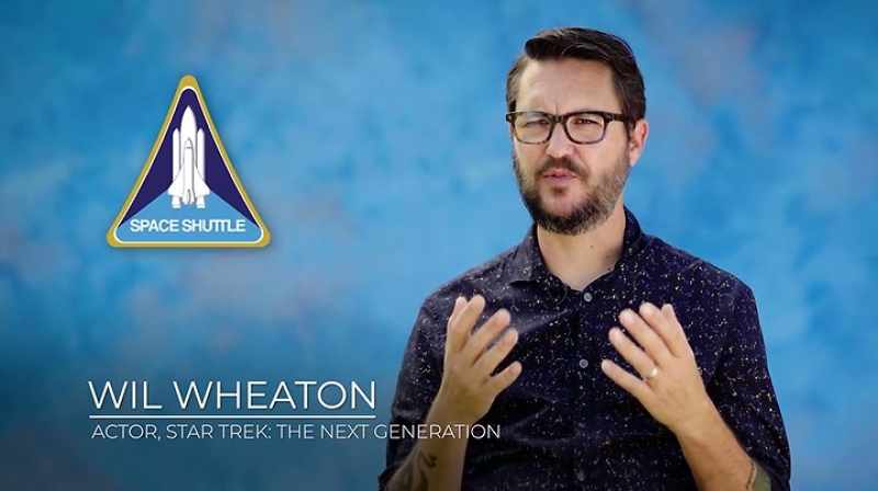 I was really excited by the space shuttle program as a kid