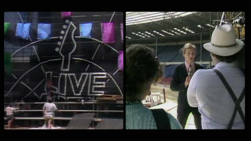 I remember being at home, and Geldof calling and asking