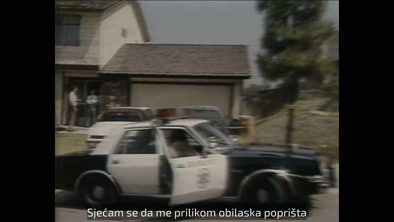 I remember getting there, walking through the crime scene…