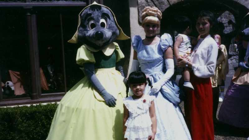 I remember having one Disney book, and it was in Chinese