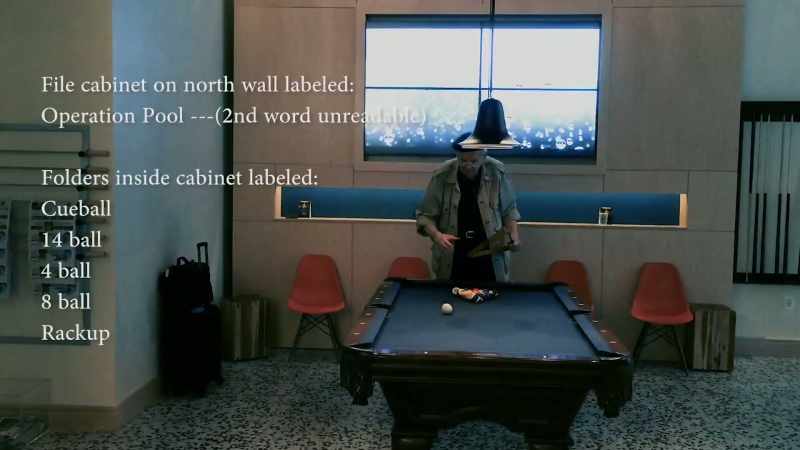I remember that they were all associated with the pool game