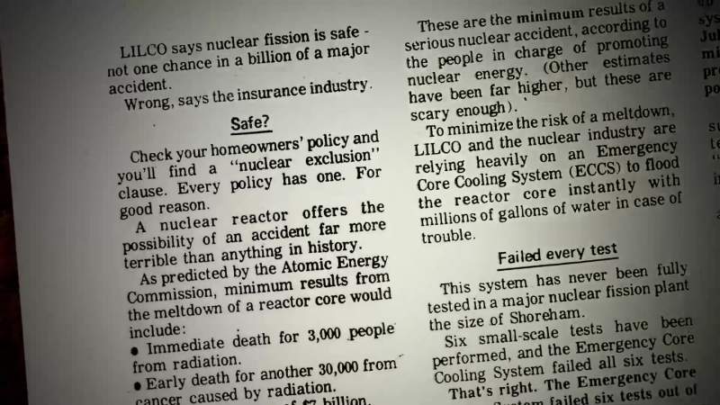 I remember these big 'scare ads' in the papers