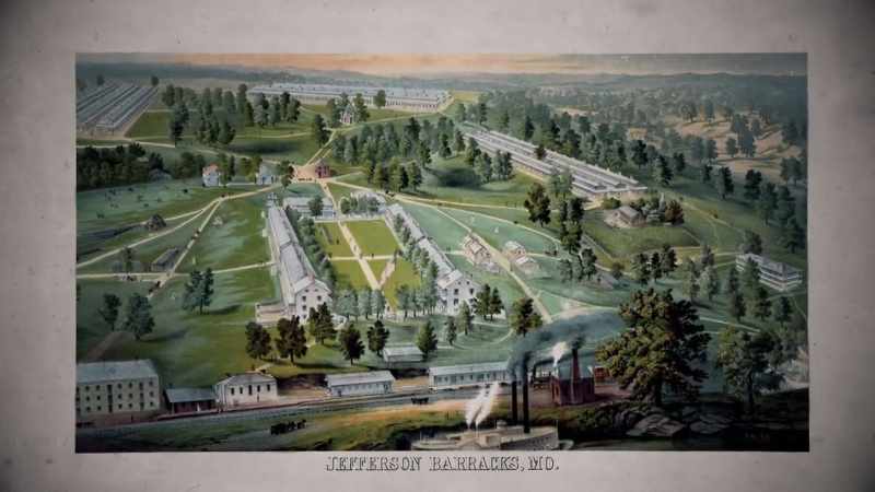 � I reported for duty at Jefferson barracks, St. Louis
