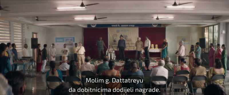 I request Mr. Dattatreya to present the winners with a trophy