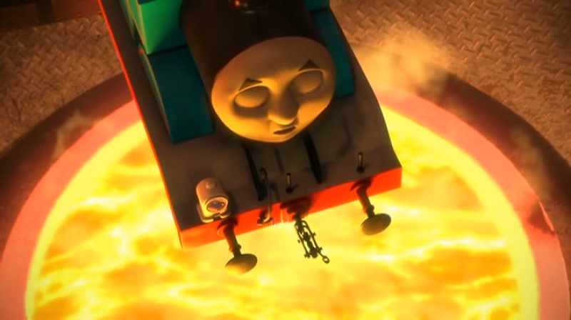 I'’ll get you down, Thomas! -[Thomas] No!