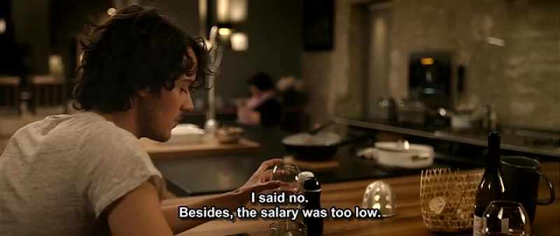 I said no. Besides, the salary was too low