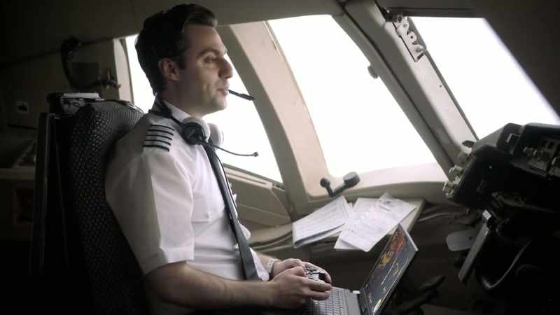 I was sat here, autopilot on, and I thought