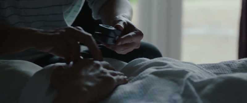 I sat on his bed staring at his chest