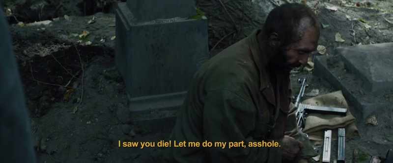 I saw you die! Let me do my part, asshole