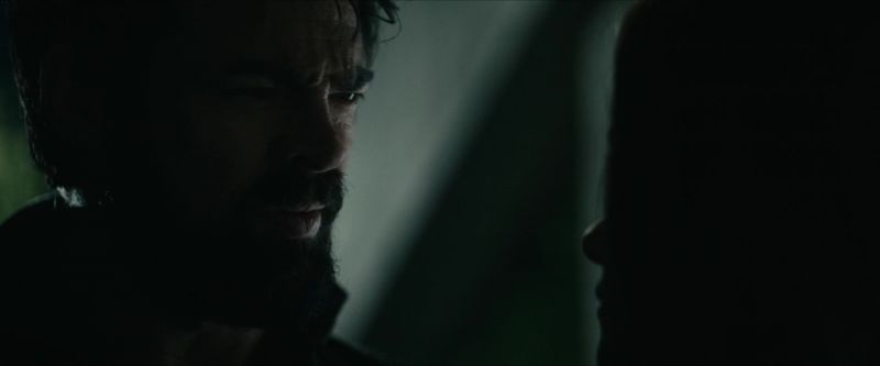 I saw his-his eyes glow