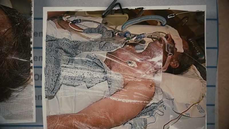 I saw John on life support