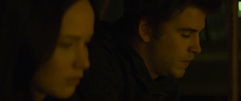 I saw Peeta before we leftAnd what did you thinkSomething selfishThat you don't have to be jealous of him anymoreNoI don't stand a chance if he doesn't get betterYou'll never let him go