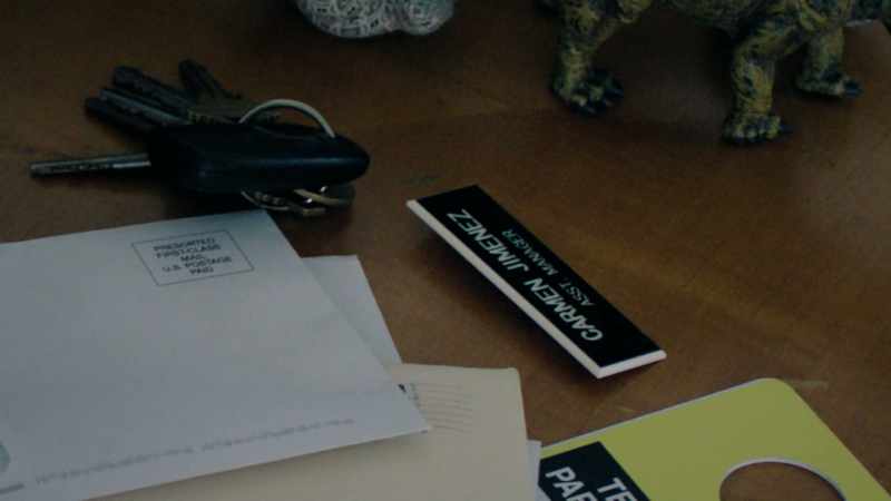 I saw your unemployment check next to your name tag
