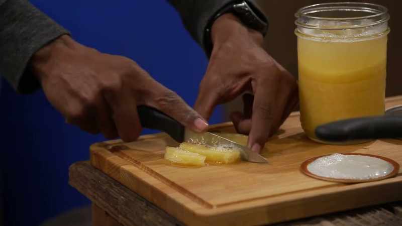 I see you got pineapples, cherries, strawberries, pears