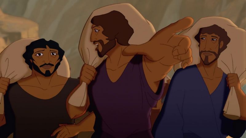 I see him! There he is! - It's him! There he is!