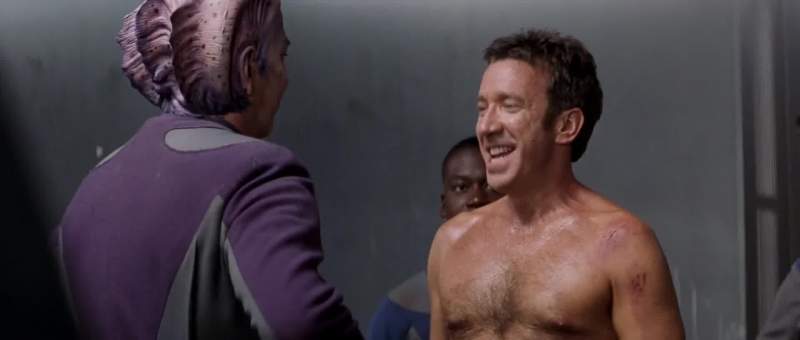 I see you managed to get your shirt off