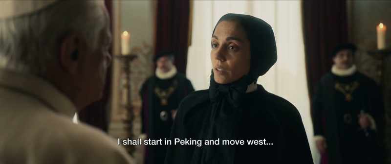 I shall start in Peking and move west