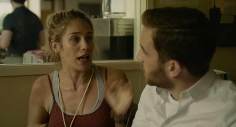 I... she... I told her to turn down her TV