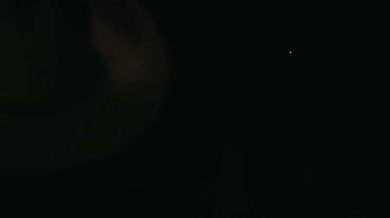 I SHOULD SEE LIGHTS CLEAR OVER TO THE NEIGHBORS