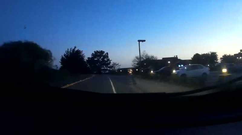 I sit in my car while it drives me around
