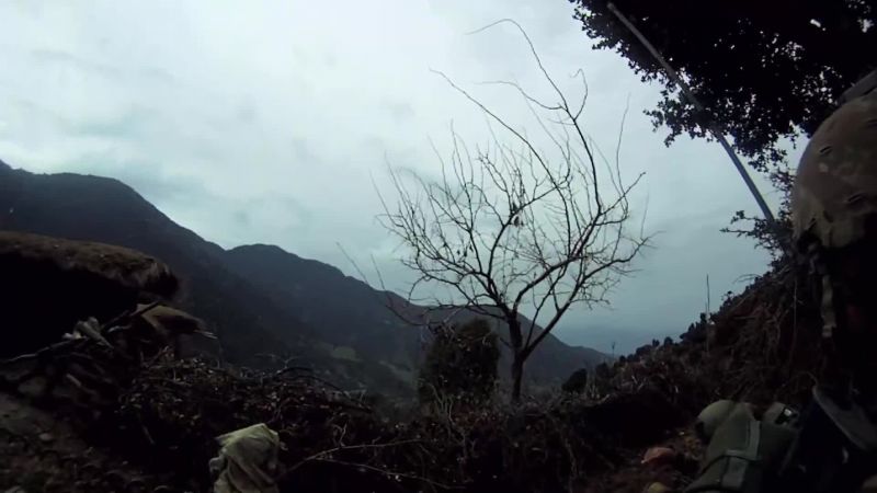 I was sitting there on this mountainside