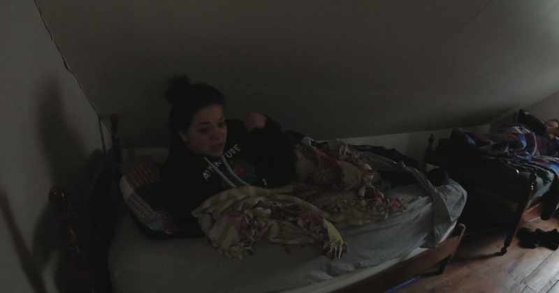 I slept good but I was like almost like practically asleep