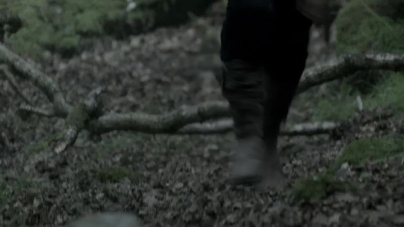 (Splashing footsteps, churning water)