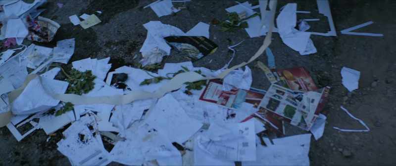I start digging through this place's trash