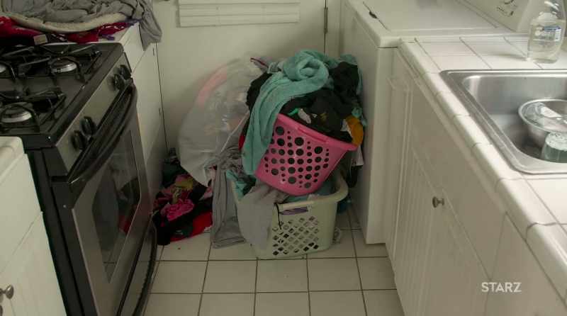 I stayed in the house, I didn't go out