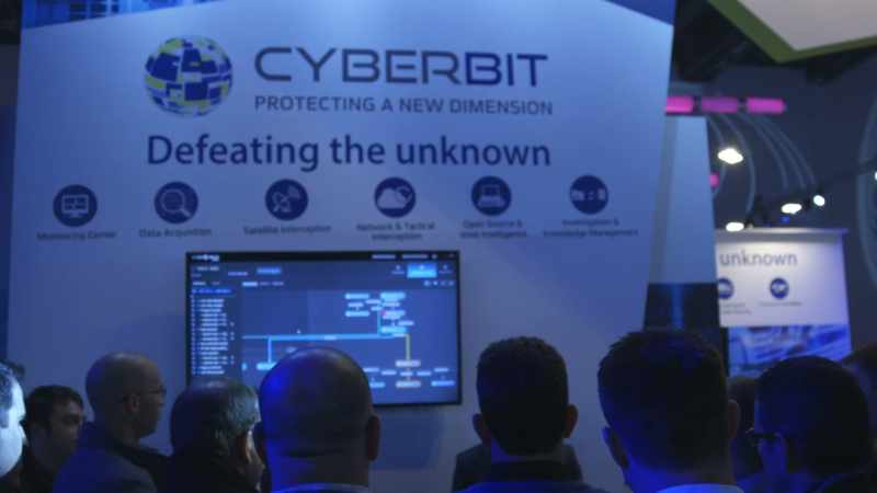 I stopped at a booth where a tech company called Cyberbit