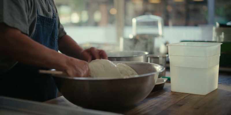 I was stretching the curds