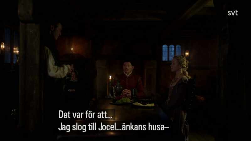 I struck Jocelyn, the widow's maid