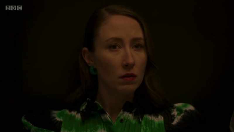 I suppose that's when she realised what she was about to do